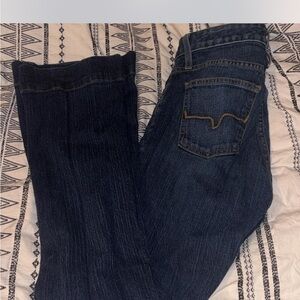 Kimes Ranch Dark Blue Flare Jeans